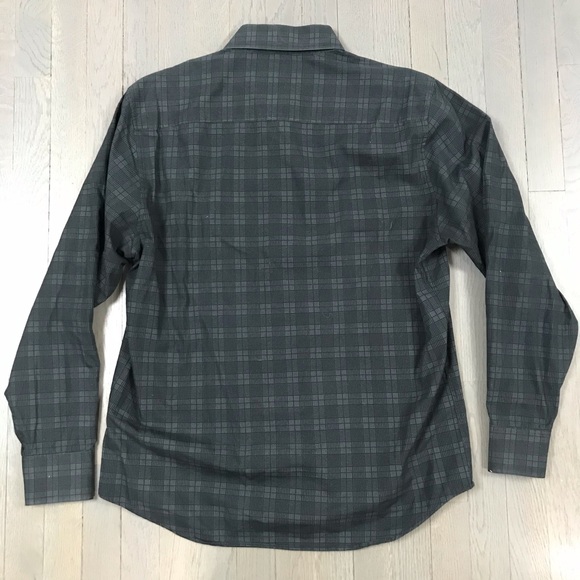 Report Collection Black Plaid Button Down Shirt - Picture 4 of 6